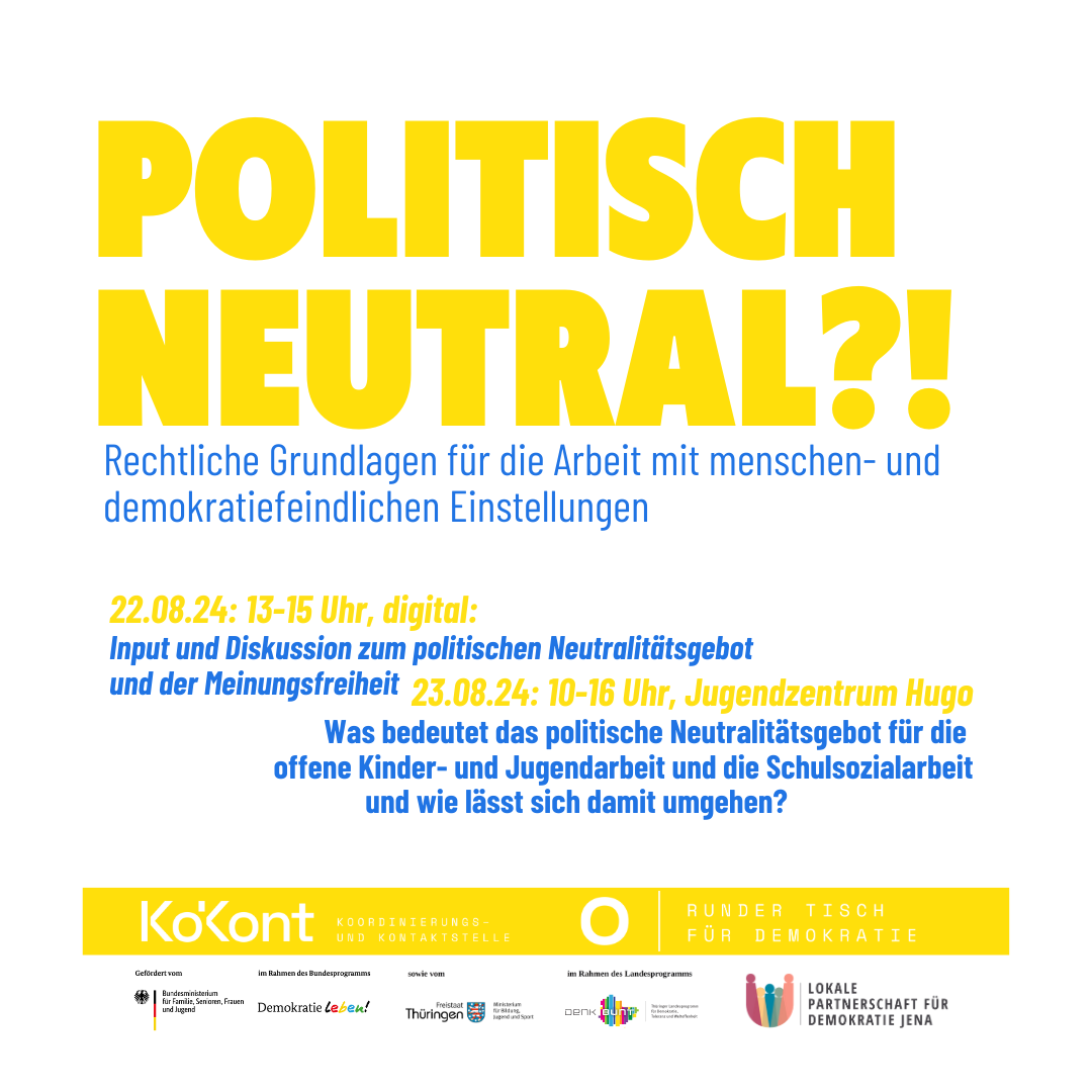Workshop „Politisch Neutral!?“